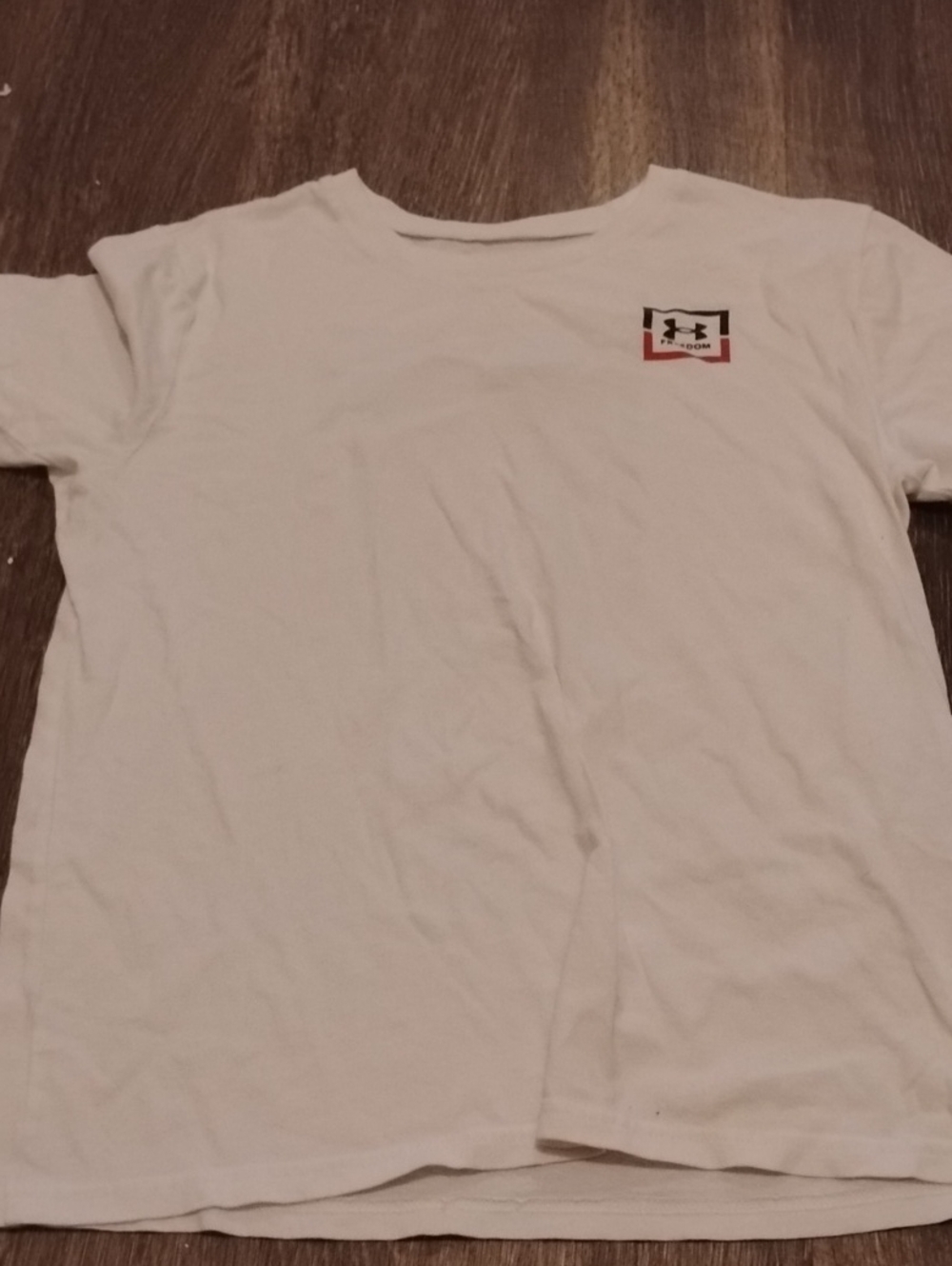 Youth Large Under Armour White T-Shirt